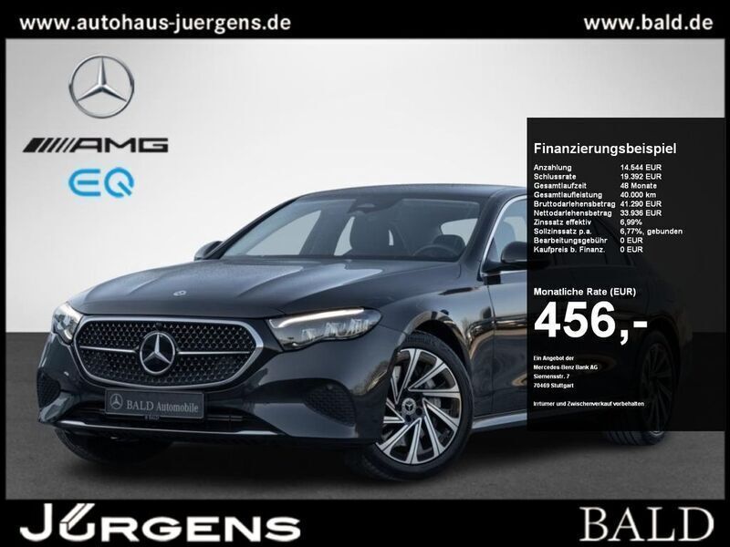 Metalliclack graphitgrau Gebraucht 2024 Mercedes E300 Avantgarde Limousine | 48.490 € (Etwas zu teuer) - Bild 1/4