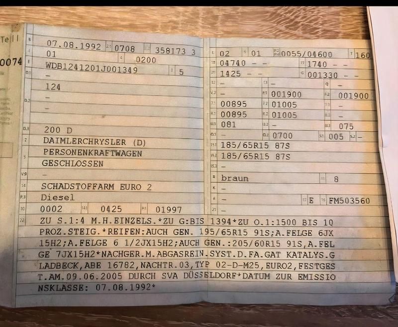 Gebraucht Mercedes 200 75 PS (55 kW) 1992 Violet Limousine