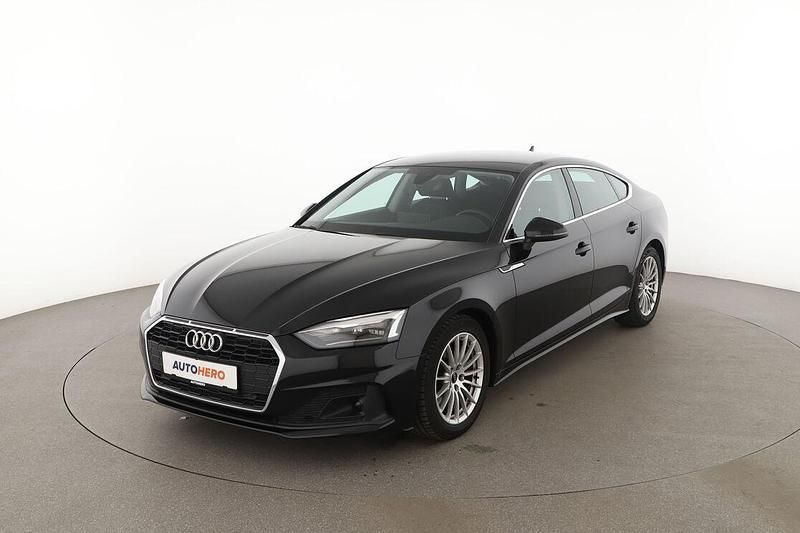 Schwarz Gebraucht 2021 Audi A5 Sportback Limousine | 27.630 € (Superpreis) - Bild 1/4