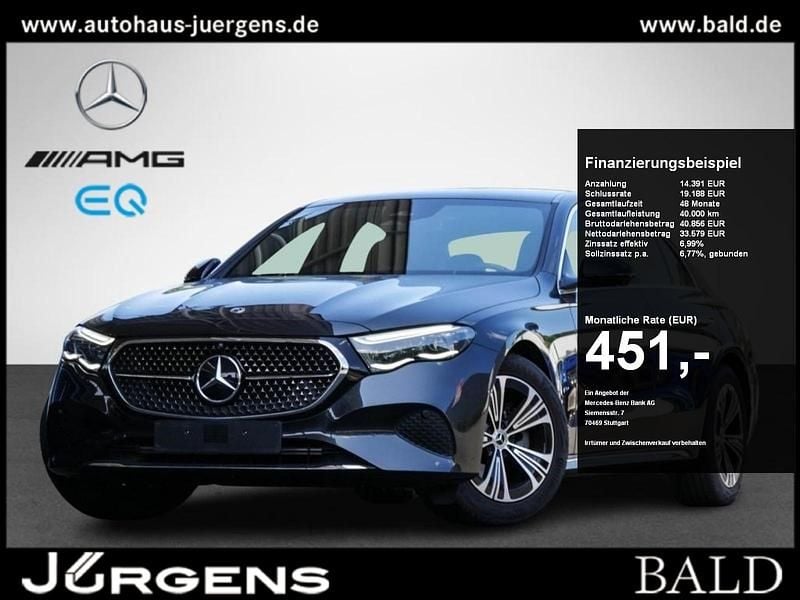 Grau graphitgrau Gebraucht 2024 Mercedes E200 Avantgarde Limousine | 47.870 € (Fairer Preis) - Bild 1/4