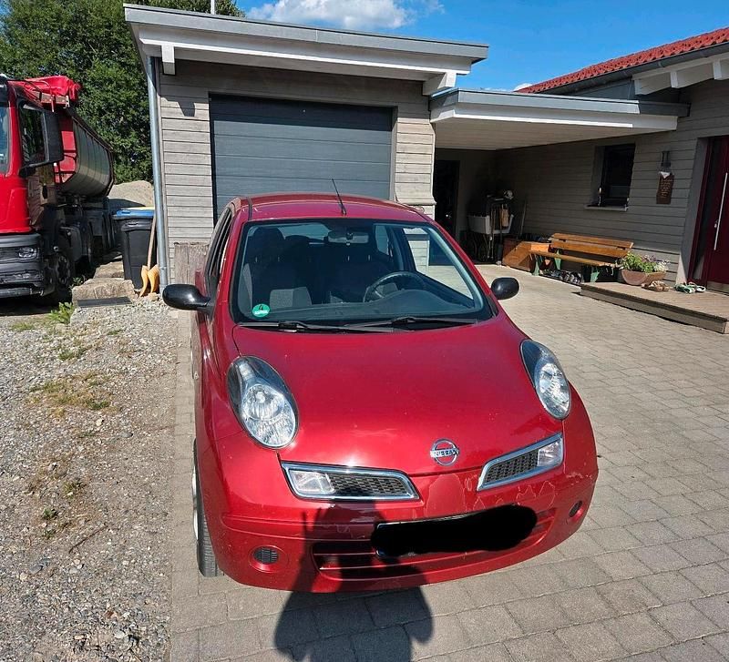 Rot Gebraucht 2008 Nissan Micra Kleinwagen | 1.900 € (Fairer Preis) - Bild 1/4