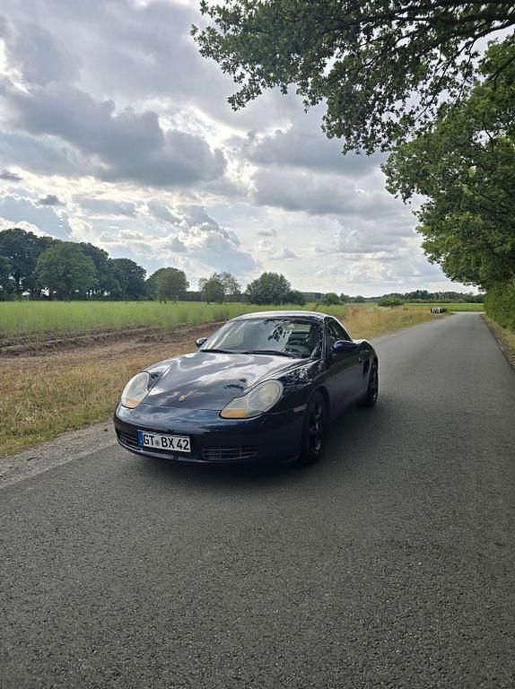 Blau Gebraucht 1997 Porsche 986 Boxster Cabrio | 11.900 € (Guter Preis) - Bild 1/4