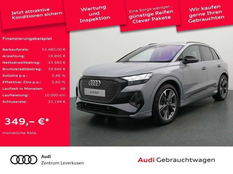 Schwarz Gebraucht 2023 Audi Q4 e-tron Comfort SUV | 53.480 € (Fairer Preis) - Bild 1/4