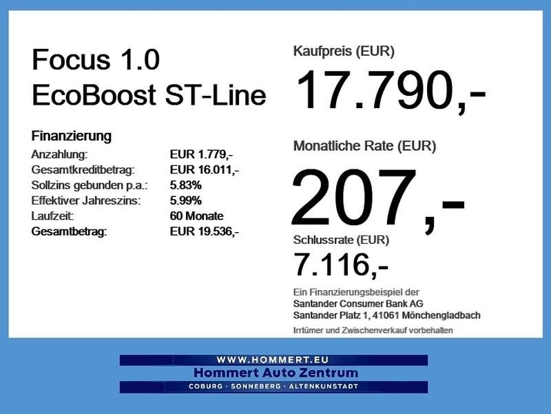 Usata Ford Focus ST-Line 125 CV (91 kW) 2022 Bianco Berlina