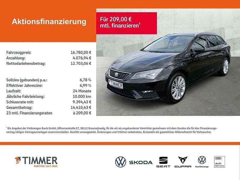 Gebraucht Seat Leon ST XCELLENCE 131 PS (96 kW) 2020 Schwarz Kombi