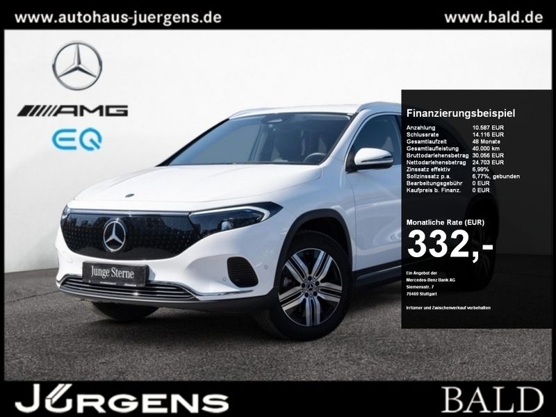 Unilack polarweiss Gebraucht 2024 Mercedes EQA250 Progressive SUV | 34.880 € (Fairer Preis) - Bild 1/4