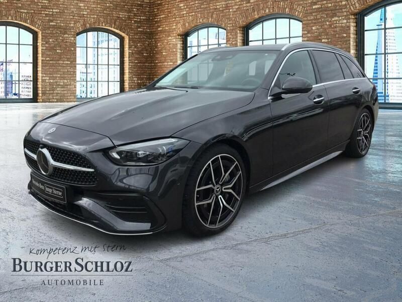 Graphitgrau Gebraucht 2024 Mercedes C220 AMG Kombi | 48.700 € - Bild 1/4