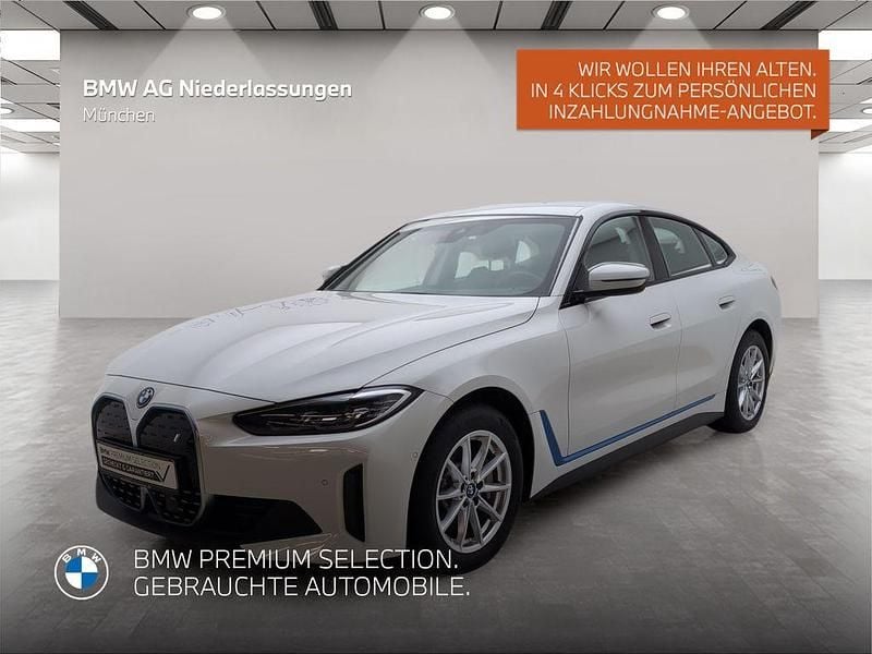 Weiß Gebraucht 2023 BMW i4 Limousine | 33.901 € (Guter Preis) - Bild 1/4