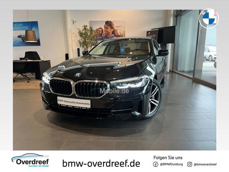 Schwarz Gebraucht 2021 BMW 530 Limousine | 37.790 € (Guter Preis) - Bild 1/4