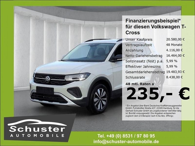 Gebraucht VW T-Cross Goal 95 PS (69 kW) 2025 Grau SUV
