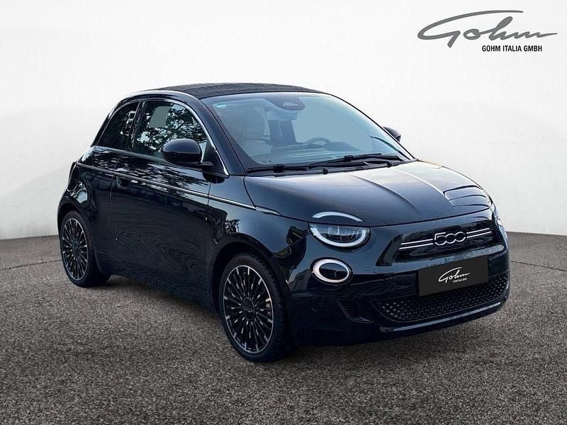 Schwarz Gebraucht 2022 Fiat 500e La Prima Cabrio | 22.500 € (Teuer) - Bild 1/4