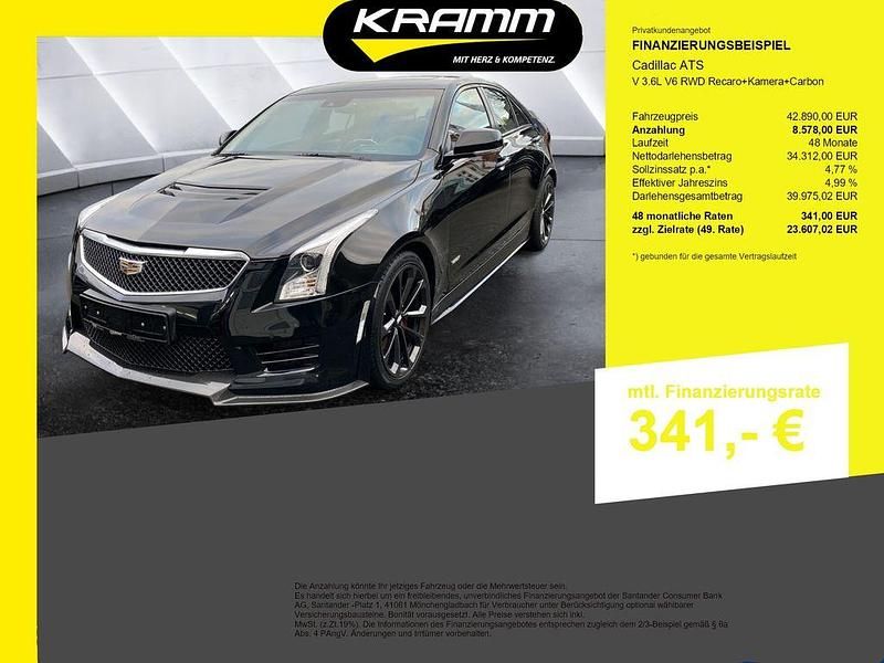 Gebraucht Cadillac ATS 470 PS (345 kW) 2019 Schwarz Limousine