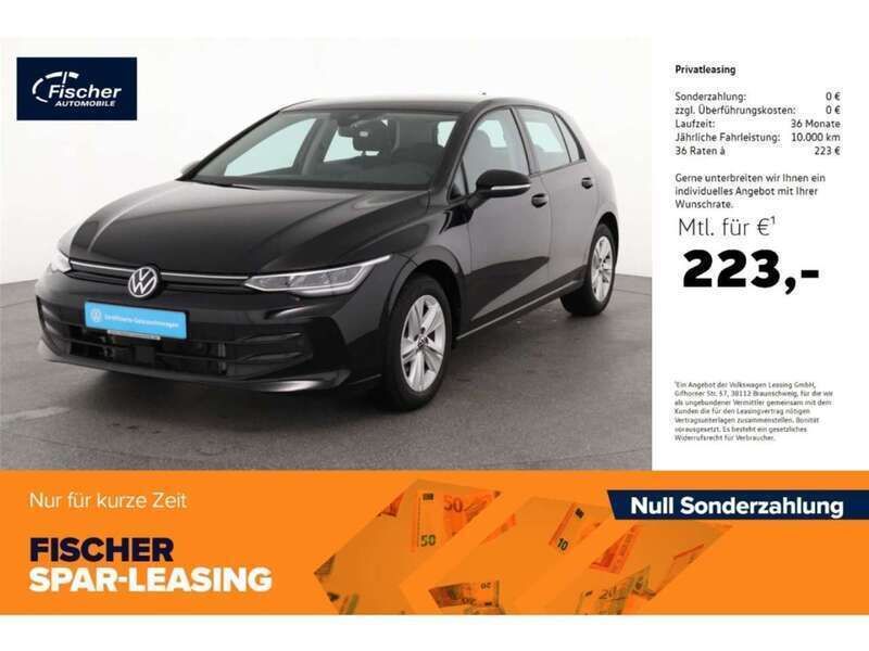Schwarz Gebraucht 2024 VW Golf VIII Life Limousine | 23.440 € (Fairer Preis) - Bild 1/3