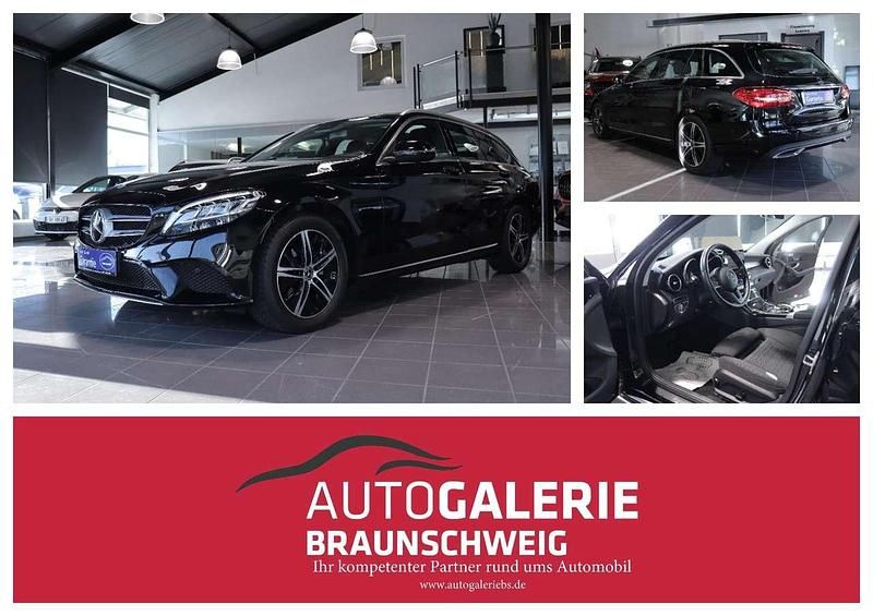Schwarz unilack Gebraucht 2019 Mercedes C180 Avantgarde Kombi | 20.750 € (Superpreis) - Bild 1/4
