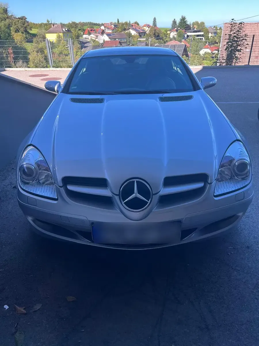 Gebraucht Mercedes SLK350 2007 Silber Cabrio