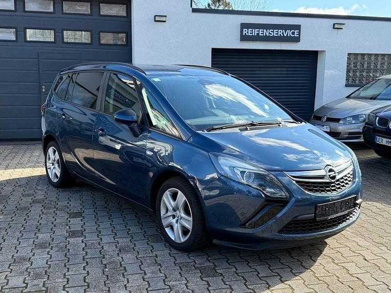 Gebraucht Opel Zafira Tourer Edition 140 PS (102 kW) 2015 Blau Van / Kleinbus