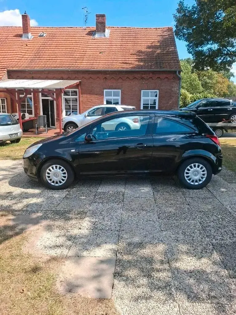 Gebraucht Opel Corsa 60 PS (44 kW) 2008 Schwarz Kleinwagen