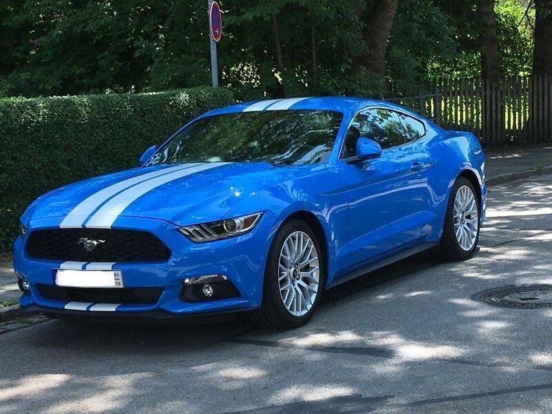 Blau Gebraucht 2017 Ford Mustang Premium Coupé | 29.500 € (Fairer Preis) - Bild 1/4