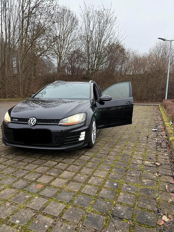 Schwarz Gebraucht 2015 VW Golf VII GTD Kombi | 13.900 € (Fairer Preis) - Bild 1/4