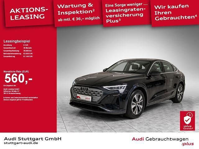 Gebraucht Audi Q8 e-tron Advanced Plus 300 kW (408 PS) 2023 Mythosschwarz metallic SUV