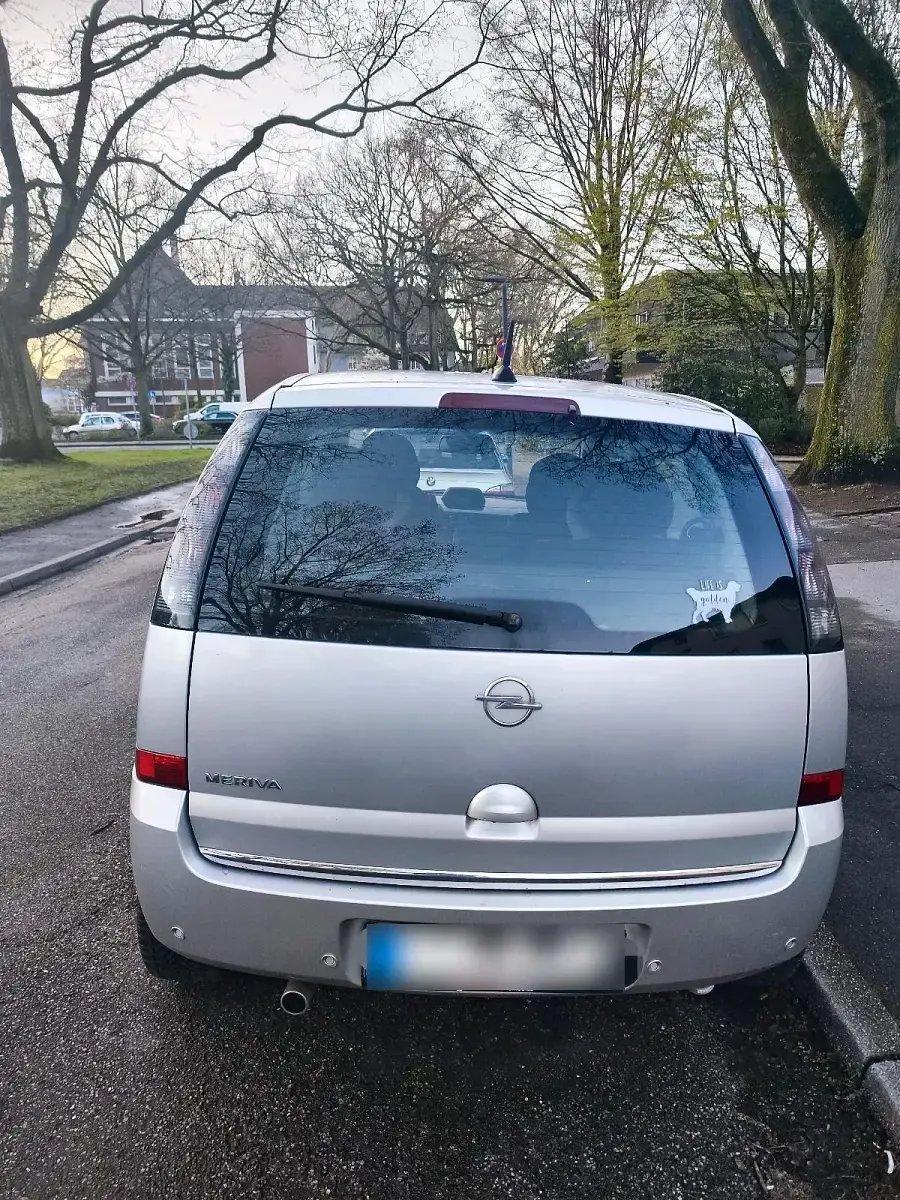 Gebraucht Opel Meriva 125 PS (91 kW) 2009 Silber Van / Kleinbus