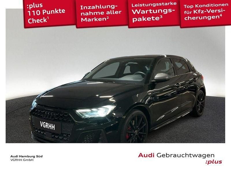 Mythosschwarz metallic Gebraucht 2022 Audi A1 Sportback S-Line Kleinwagen | 26.770 € (Fairer Preis) - Bild 1/3