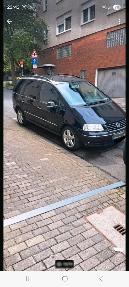 Gebraucht VW Sharan United 140 PS (102 kW) 2009 Schwarz Van / Kleinbus