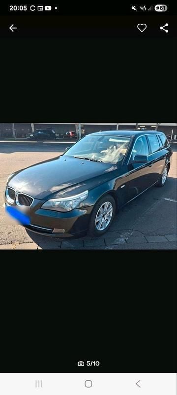 Gebraucht BMW 520 177 PS (130 kW) 2010 Schwarz Kombi