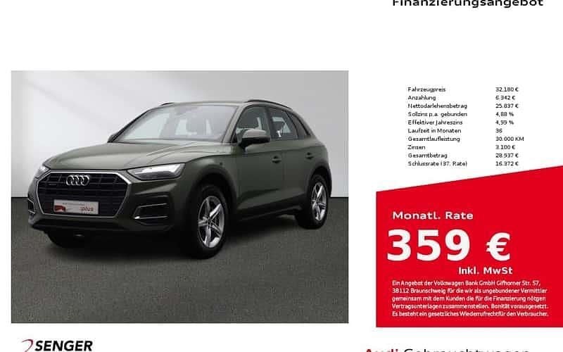 Grün Gebraucht 2021 Audi Q5 Business SUV | 32.180 € (Guter Preis) - Bild 1/4