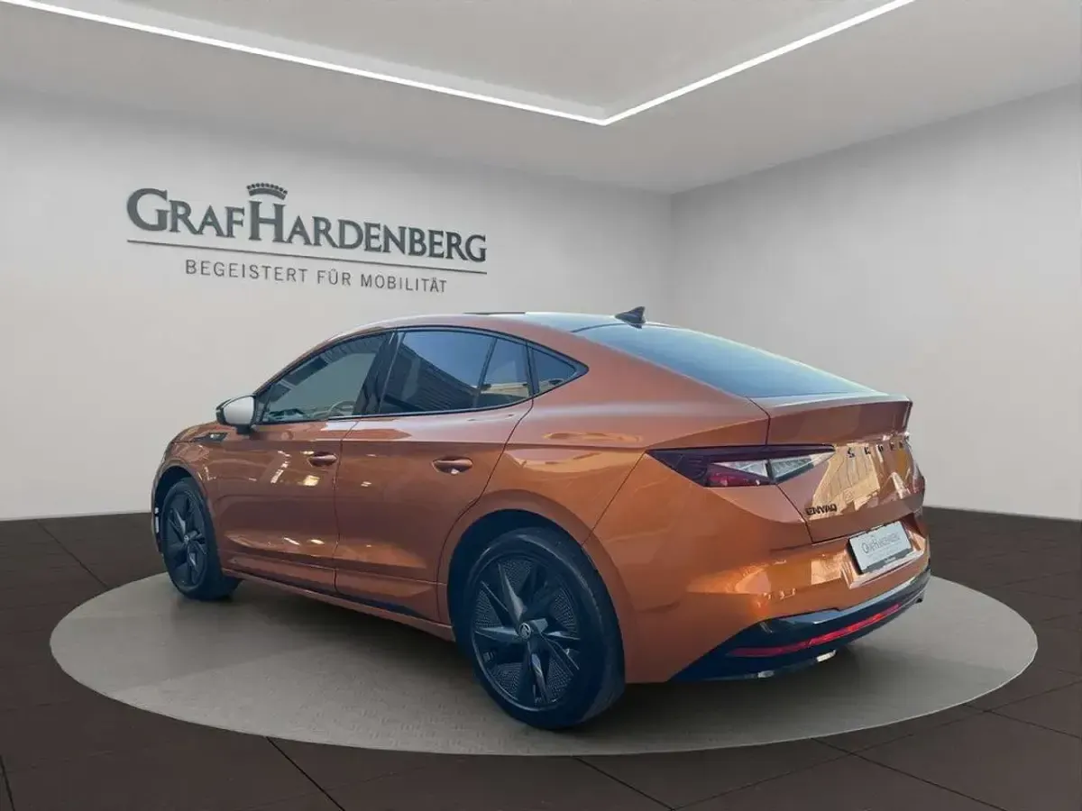Gebraucht Skoda Enyaq iV RS 219 kW (299 PS) 2023 Orange SUV