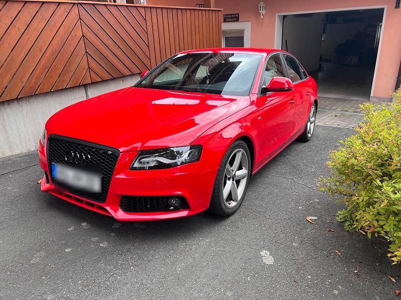 Rot Gebraucht 2009 Audi A4 S-Line Limousine | 8.300 € (Etwas zu teuer) - Bild 1/4