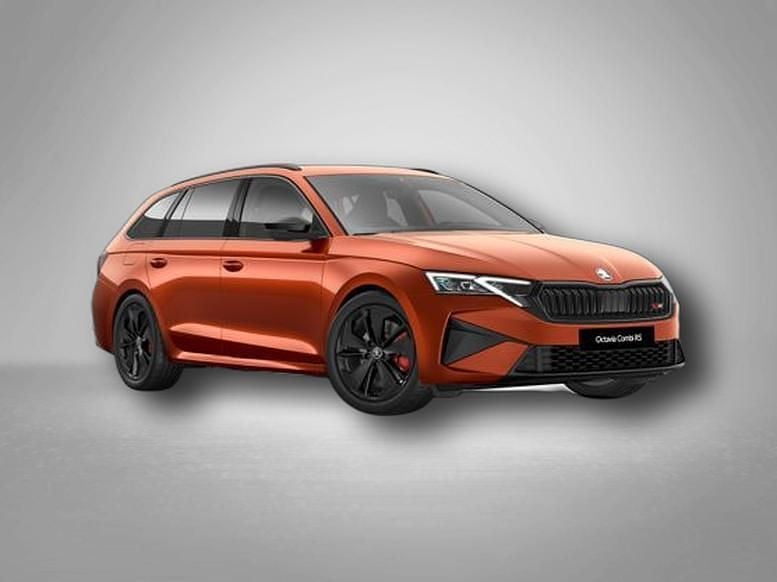 Cinnamon red metallic cinnamon red metallic Neu 2025 Skoda Octavia RS Kombi | 40.390 € (Guter Preis) - Bild 1/4