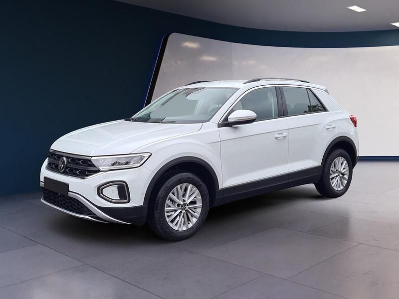 Pure white Neu 2025 VW T-Roc Life SUV | 28.889 € - Bild 1/4