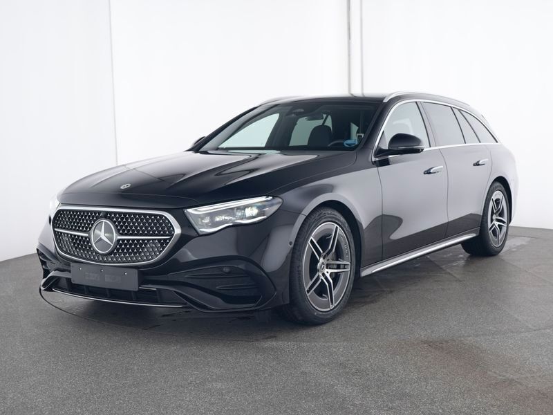 Metalliclack obsidianschwarz Gebraucht 2024 Mercedes E450 AMG Kombi | 79.870 € (Guter Preis) - Bild 1/4