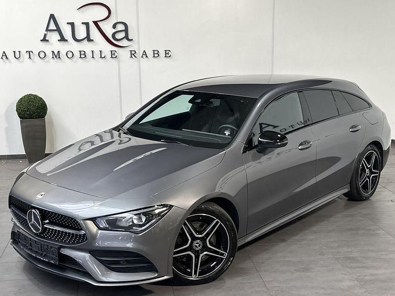 Grau Gebraucht 2020 Mercedes CLA220 Shooting Brake AMG line Kombi | 27.449 € (Etwas zu teuer) - Bild 1/4