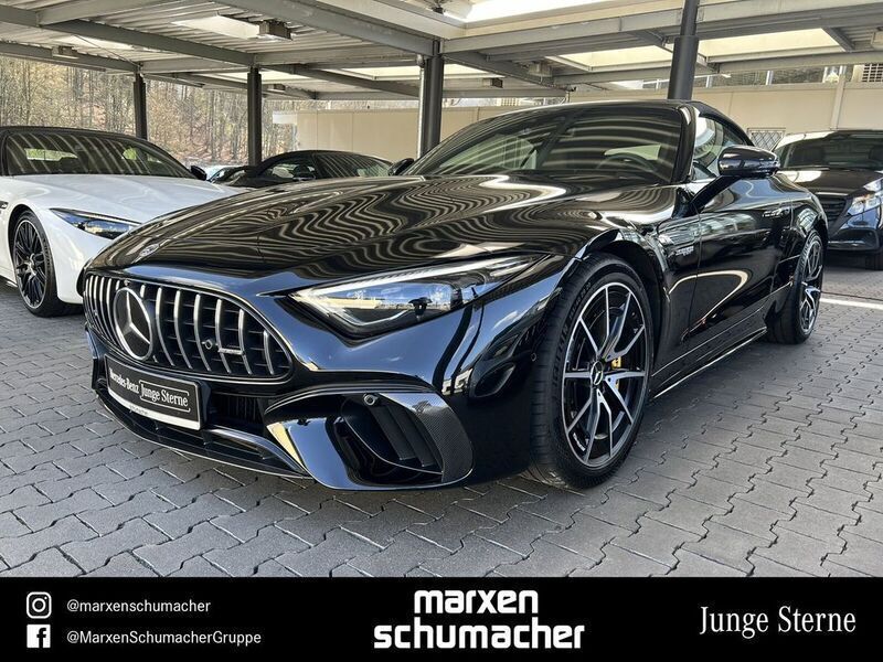lack obsidianschwarz Gebraucht 2022 Mercedes SL63 AMG Premium Plus Cabrio | 129.100 € (Superpreis) - Bild 1/4