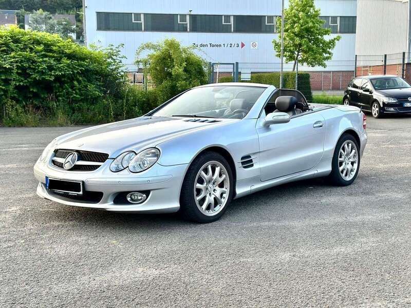 Silber Gebraucht 2007 Mercedes SL350 Cabrio | 19.400 € (Fairer Preis) - Bild 1/4