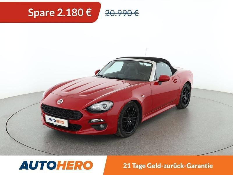 Rot Gebraucht 2018 Fiat 124 Spider Lusso Cabrio | 18.810 € (Fairer Preis) - Bild 1/3