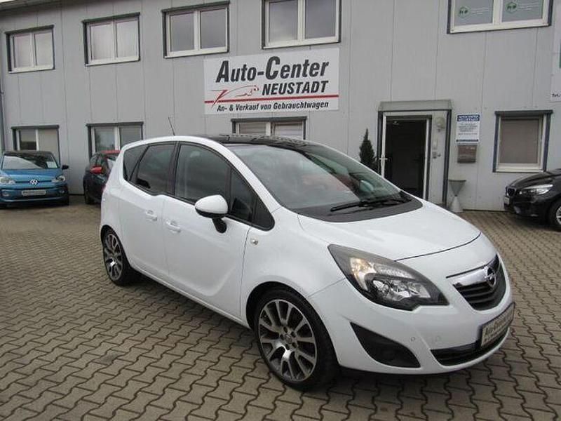 Weiß Gebraucht 2011 Opel Meriva Color Edition Van / Kleinbus | 5.990 € - Bild 1/4