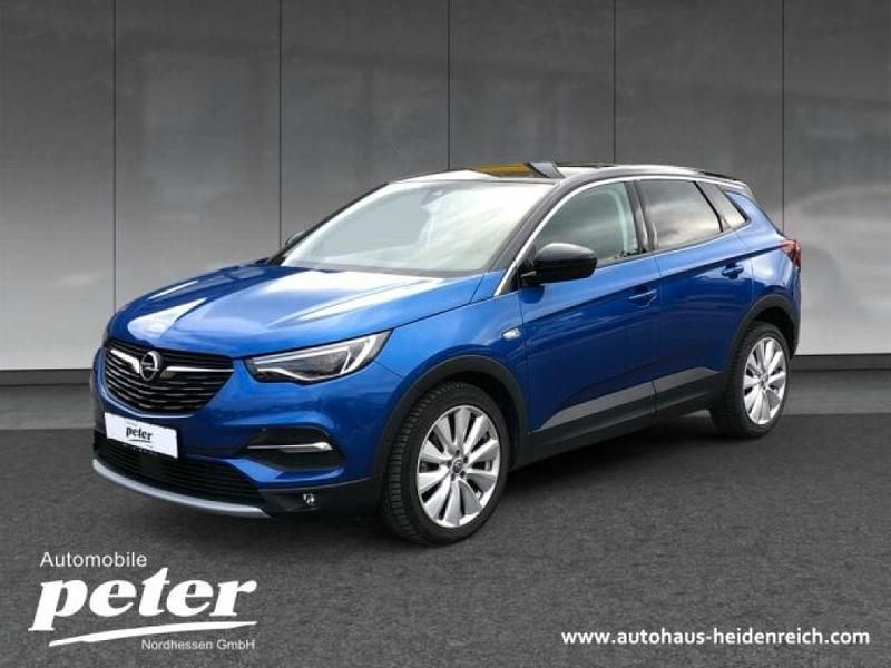 Topas blau (metallic) Gebraucht 2021 Opel Grandland X SUV | 22.990 € (Guter Preis) - Bild 1/4