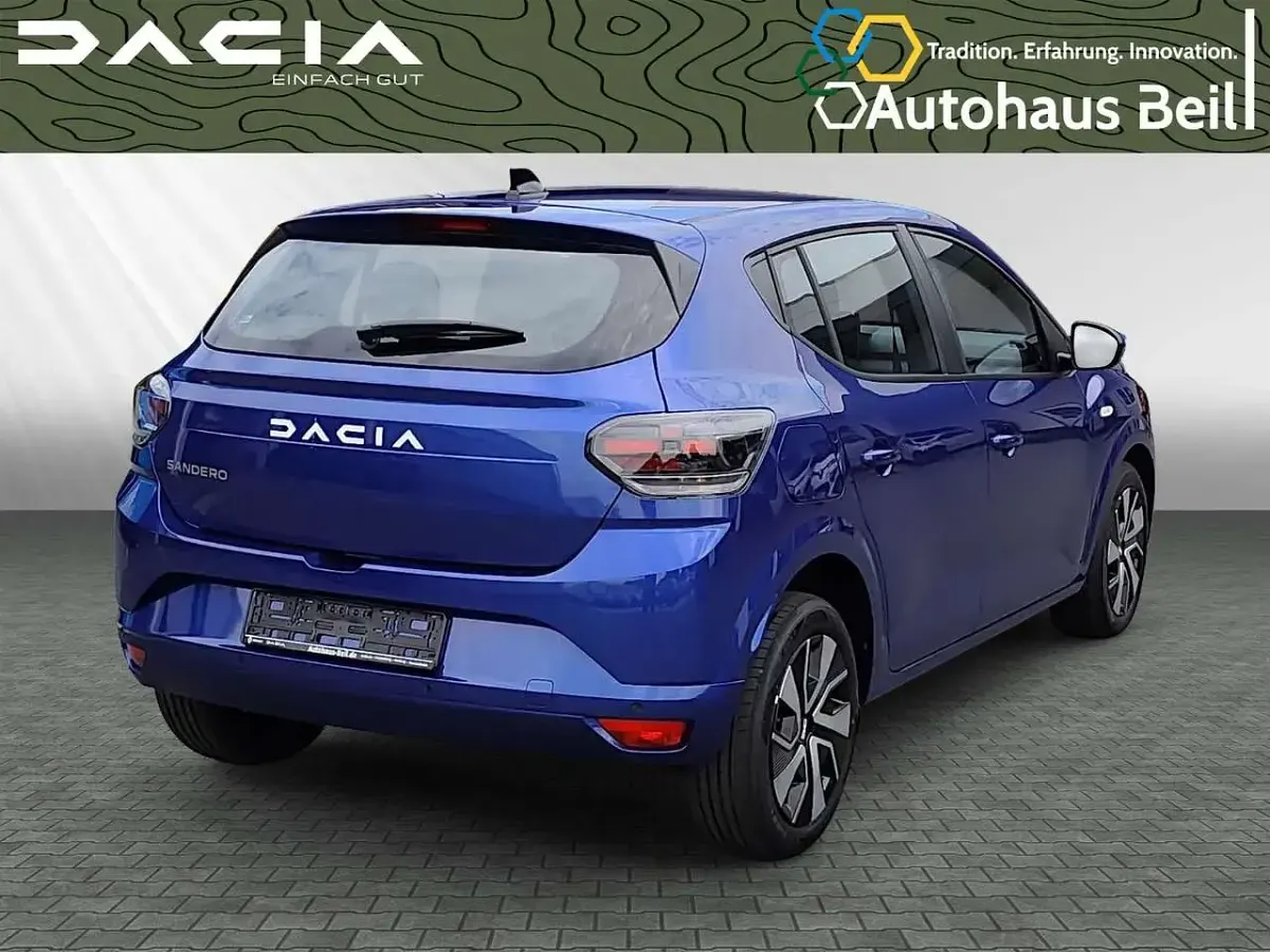 Neu Dacia Sandero Expression 122 PS (89 kW) 2026 Ironblau Limousine