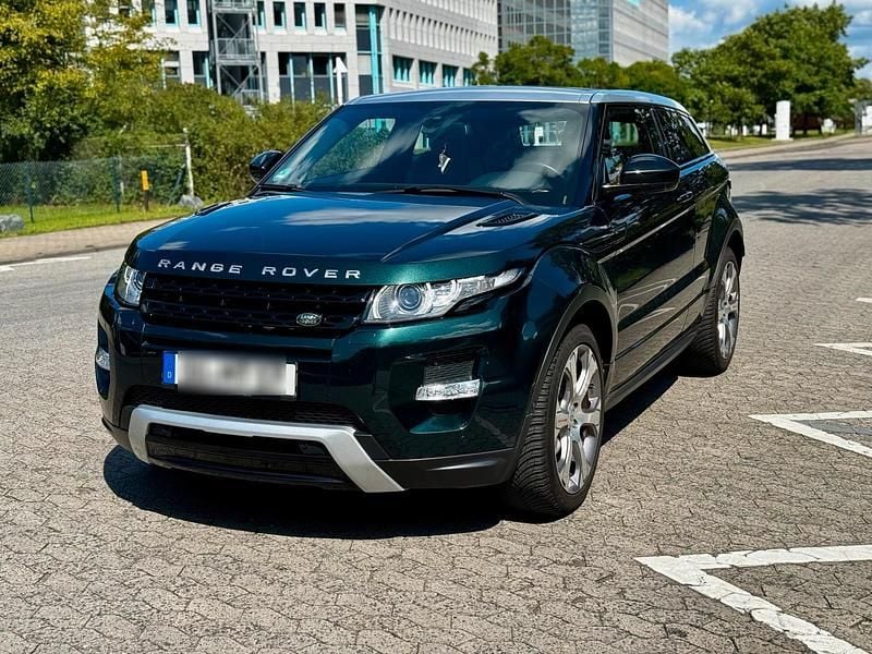 Grün Gebraucht 2014 Land Rover Range Rover evoque Prestige Coupé | 17.990 € (Fairer Preis) - Bild 1/4