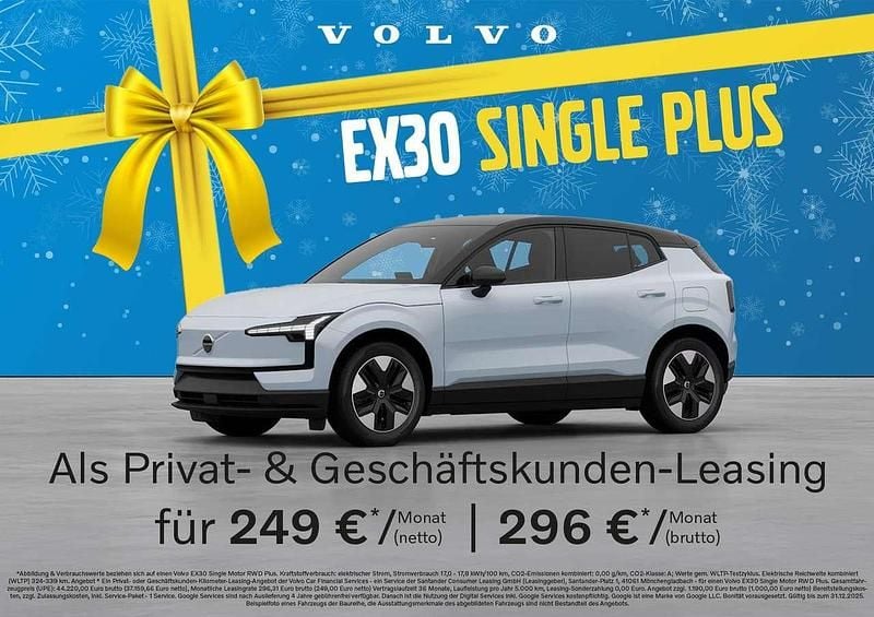 Onyx black Neu 2025 Volvo EX30 Plus SUV | 37.473 € (Superpreis) - Bild 1/4