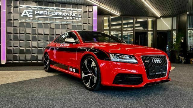 Rot (misanorot perleffekt) Gebraucht 2010 Audi RS5 Comfort Coupé | 29.500 € - Bild 1/4