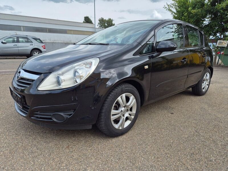 Schwarz Gebraucht 2006 Opel Corsa Limousine | 1.350 € (Superpreis) - Bild 1/4