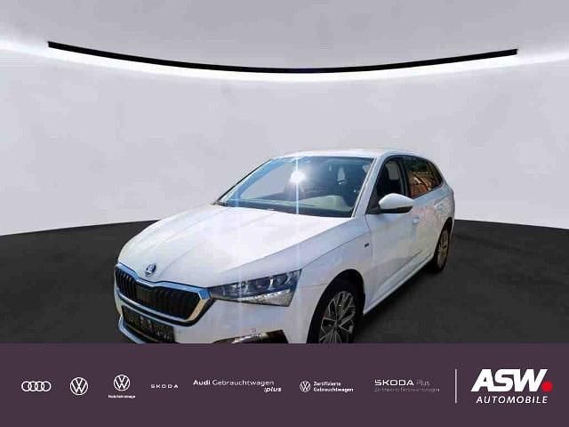 Moonweiss metallic Gebraucht 2021 Skoda Scala Clever Kleinwagen | 12.430 € (Superpreis) - Bild 1/4
