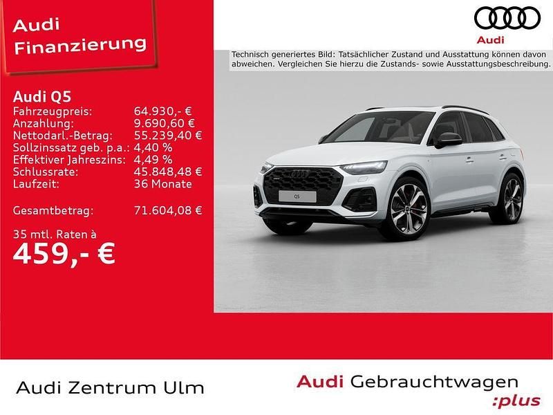 Gletscherweiß metallic Gebraucht 2025 Audi Q5 Business SUV | 64.930 € (Guter Preis) - Bild 1/4