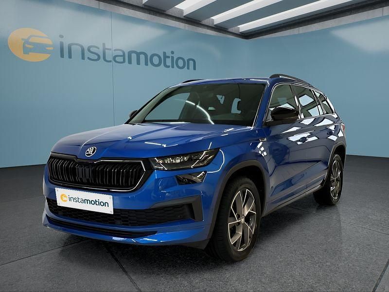 Blau Gebraucht 2022 Skoda Kodiaq SUV | 35.749 € (Teuer) - Bild 1/4