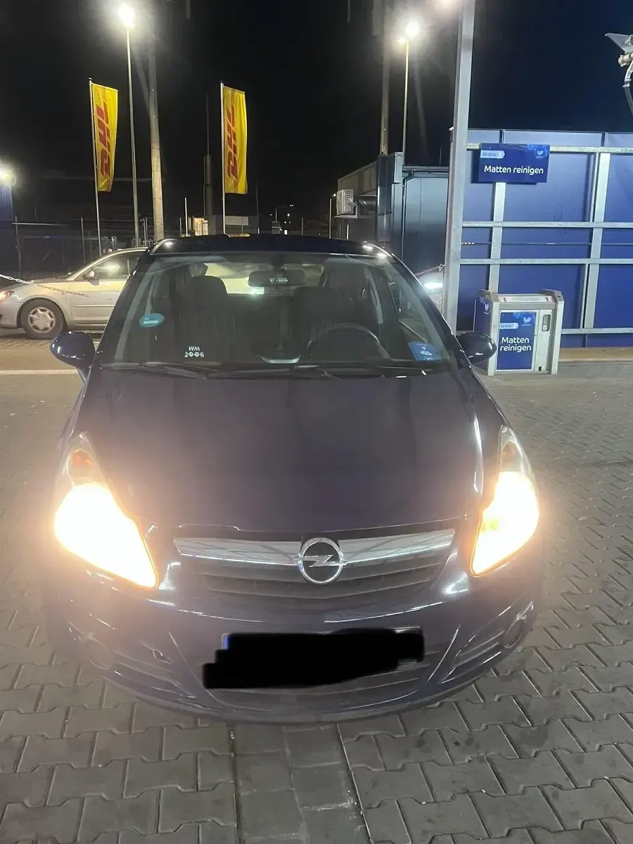 Gebraucht Opel Corsa 80 PS (58 kW) 2008 Blau Kleinwagen