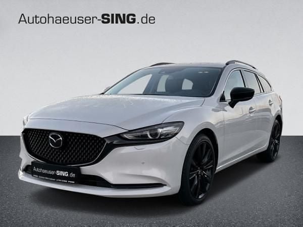 Weiß (rhodium white) Gebraucht 2025 Mazda 6 Homura-Line Kombi | 32.490 € (Guter Preis) - Bild 1/4